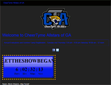 Tablet Screenshot of cheertymeallstarsga.com